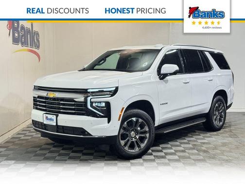Summit White 2026 Chevrolet Tahoe LT