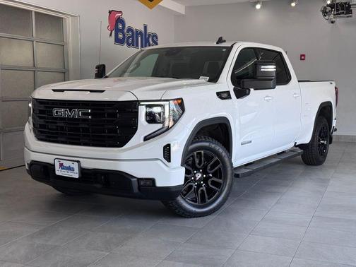 Summit White 2024 GMC Sierra 1500 Elevation