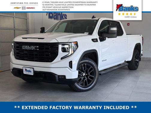 Summit White 2024 GMC Sierra 1500 Elevation