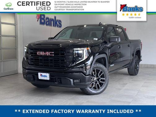 Onyx Black 2024 GMC Sierra 1500 Elevation