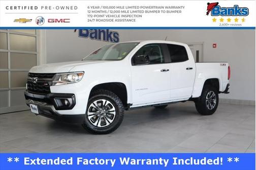 Summit White 2022 Chevrolet Colorado Z71