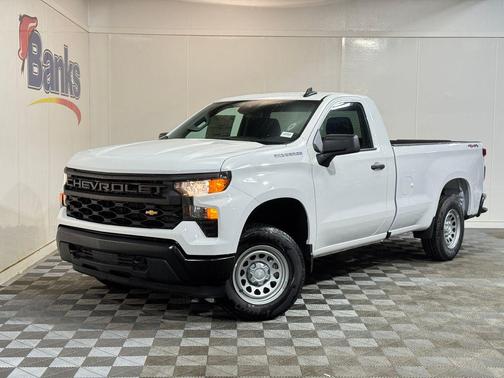 Summit White 2026 Chevrolet Silverado 1500 WT