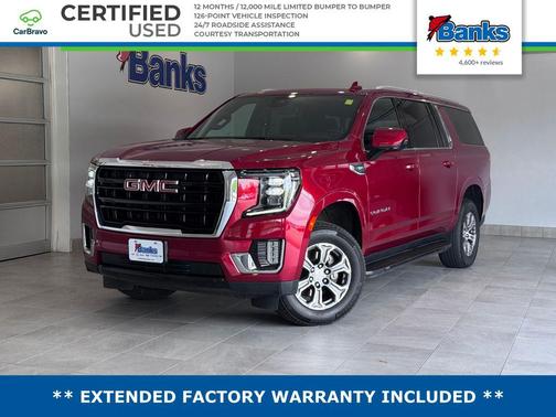 Volcanic Red 2023 GMC Yukon XL SLE