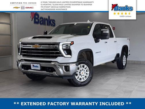Summit White 2024 Chevrolet Silverado 2500 LTZ