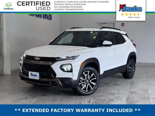 Summit White 2023 Chevrolet Trailblazer ACTIV