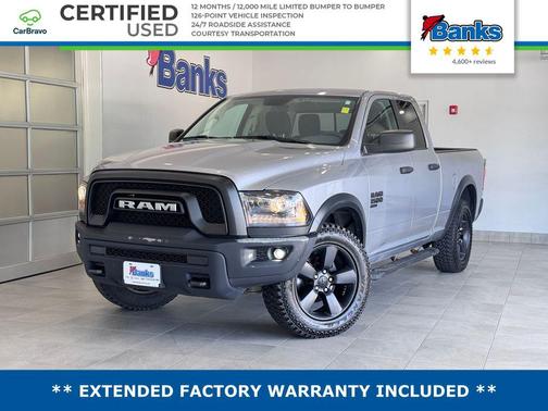 Billet Silver Metallic Clearcoat 2020 RAM 1500 Classic Warlock Quad Cab 4x4 6'4' Box