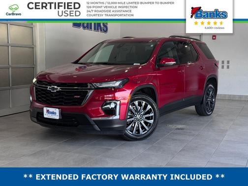 Radiant Red Tintcoat 2023 Chevrolet Traverse RS