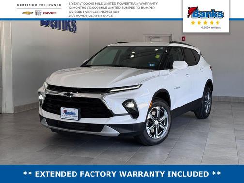 Summit White 2023 Chevrolet Blazer 2LT