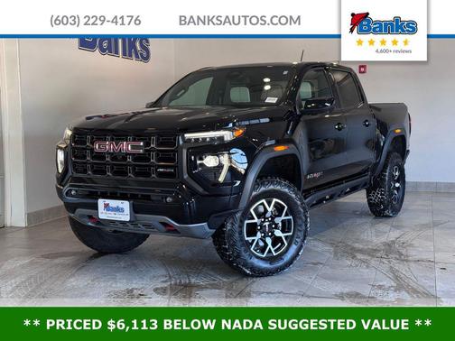 Onyx Black 2023 GMC Canyon AT4X