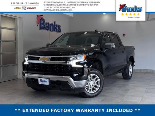 Black 2023 Chevrolet Silverado 1500 LT