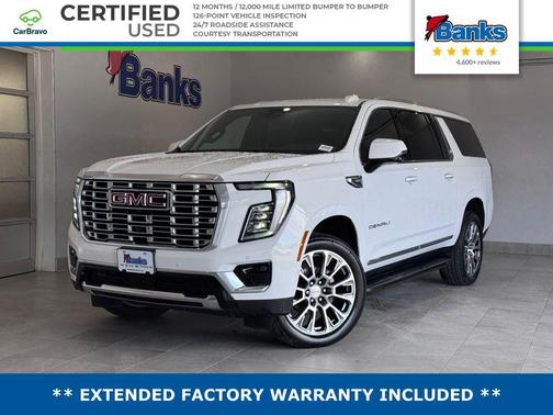 Summit White 2025 GMC Yukon XL Denali