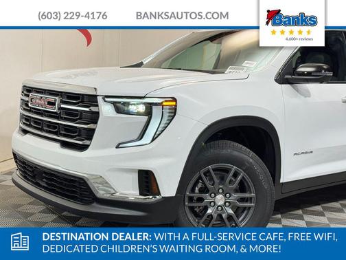 Summit White 2026 GMC Acadia Elevation AWD