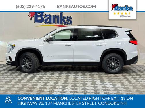 Summit White 2026 GMC Acadia Elevation AWD