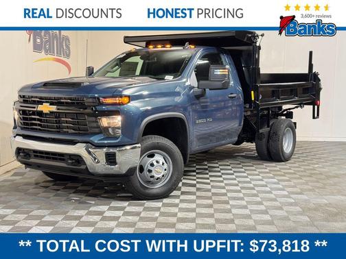 Lakeshore Blue Metallic 2026 Chevrolet Silverado 3500 Work Truck