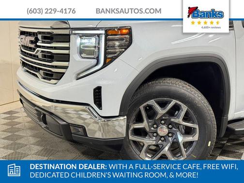 White 2026 GMC Sierra 1500 SLT