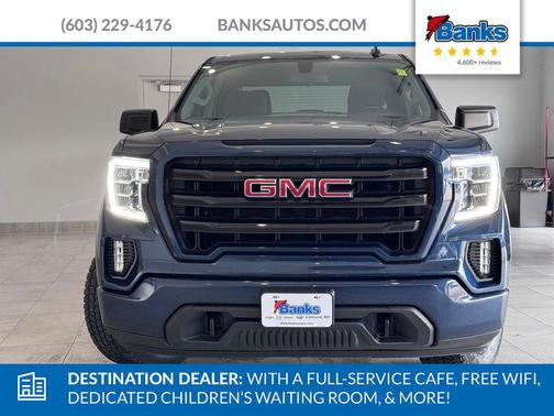 Pacific Blue Metallic 2021 GMC Sierra 1500 Elevation