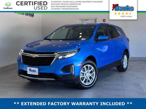 Riptide Blue 2024 Chevrolet Equinox 1LT