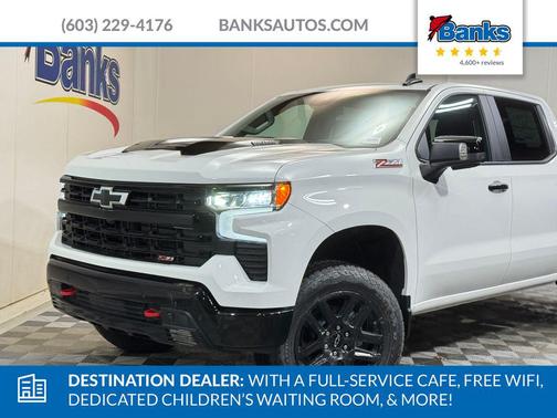 Summit White 2026 Chevrolet Silverado 1500 LT Trail Boss