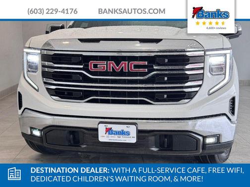 Summit White 2025 GMC Sierra 1500 SLT