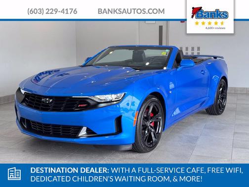 Riptide Blue Metallic 2024 Chevrolet Camaro 3LT