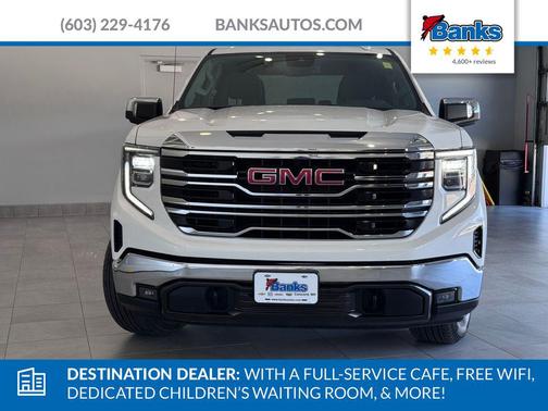 Summit White 2025 GMC Sierra 1500 SLT