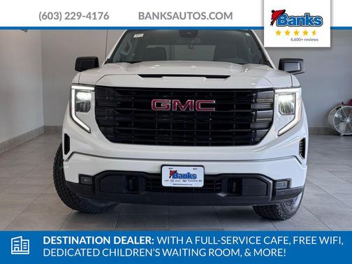 Summit White 2024 GMC Sierra 1500 Elevation