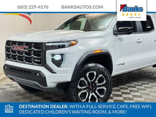 Summit White 2026 GMC Canyon AT4