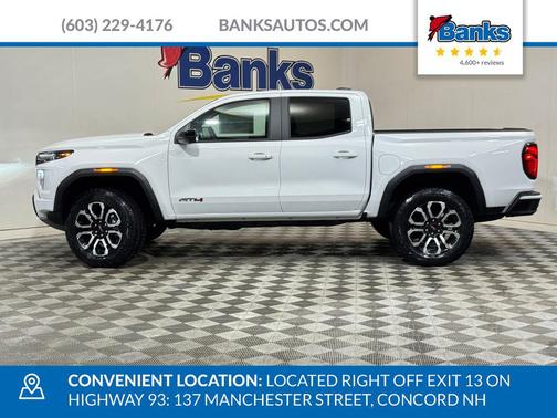 Summit White 2026 GMC Canyon AT4