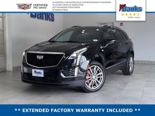 Stellar Black Metallic 2022 Cadillac XT5 Sport