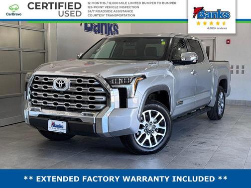 Celestial Silver Metallic 2025 Toyota Tundra Hybrid 1794 Edition