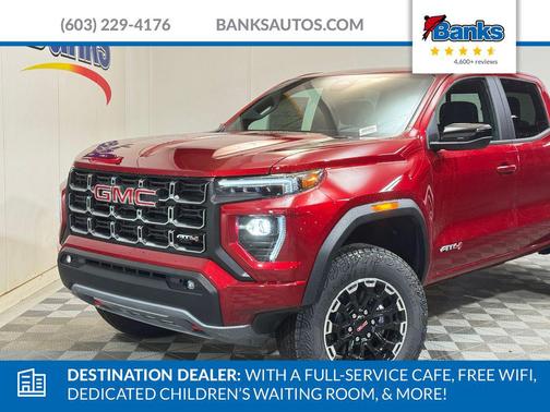 Volcanic Red 2026 GMC Canyon AT4