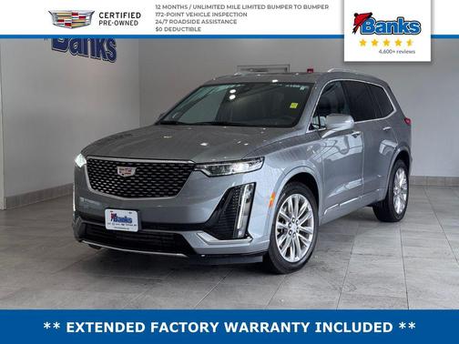 Argent Silver Metallic 2024 Cadillac XT6 Premium Luxury AWD