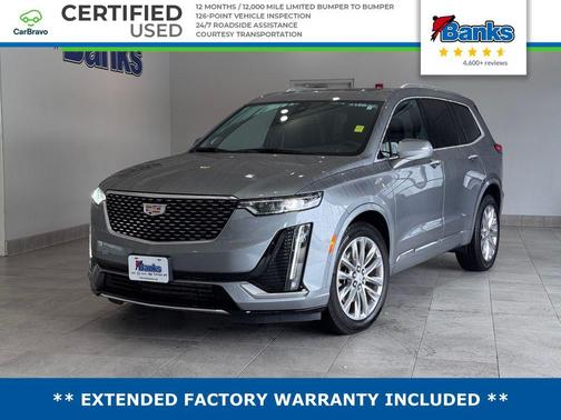 Argent Silver Metallic 2024 Cadillac XT6 Premium Luxury AWD