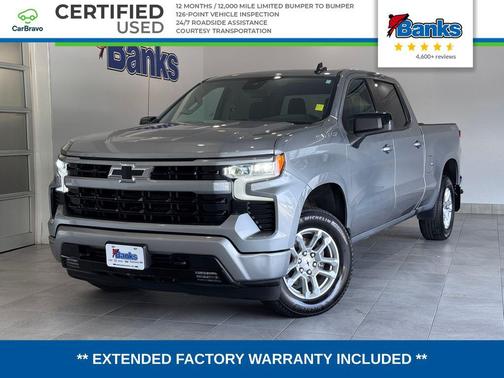 Gray Metallic 2024 Chevrolet Silverado 1500 RST