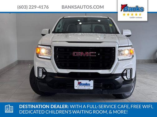 Summit White 2022 GMC Canyon Elevation