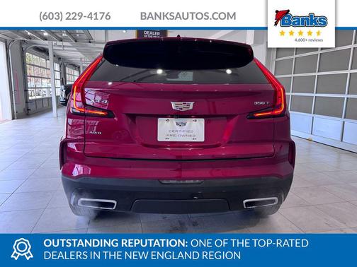 Radiant Red Tintcoat 2024 Cadillac XT4 Premium Luxury