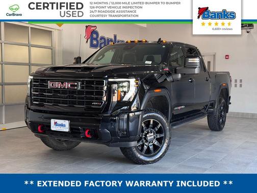 Onyx Black 2024 GMC Sierra 2500 AT4