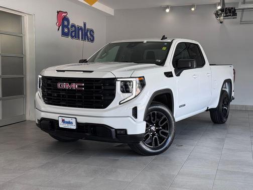 Summit White 2023 GMC Sierra 1500 Elevation