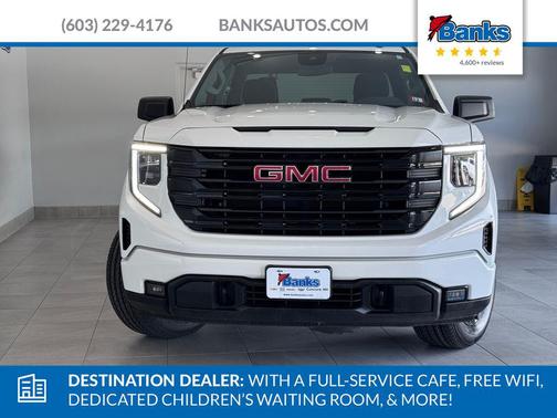 Summit White 2023 GMC Sierra 1500 Elevation