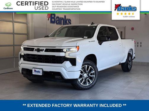 Summit White 2025 Chevrolet Silverado 1500 RST