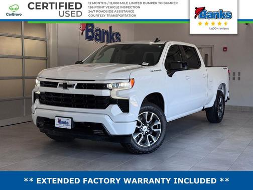 Summit White 2025 Chevrolet Silverado 1500 RST