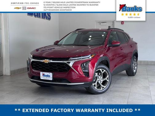 Crimson 2025 Chevrolet Trax LT