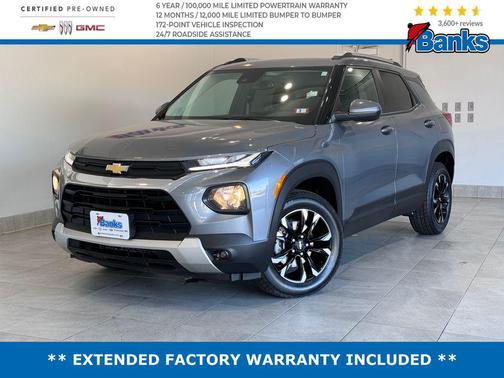 Satin Steel Metallic 2022 Chevrolet Trailblazer LT