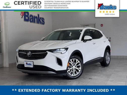 Summit White 2023 Buick Envision Preferred AWD