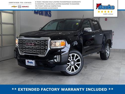 Onyx Black 2021 GMC Canyon Denali