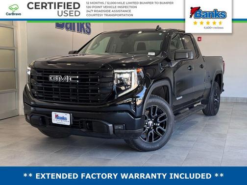 Onyx Black 2024 GMC Sierra 1500 Elevation