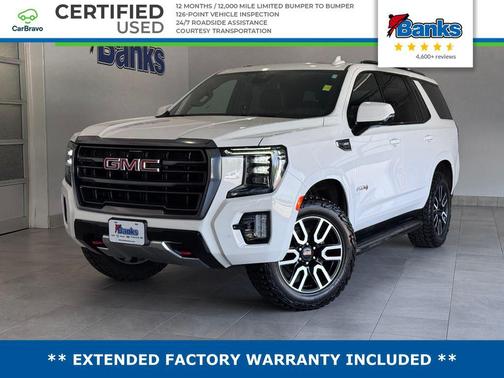 Summit White 2024 GMC Yukon 4WD AT4