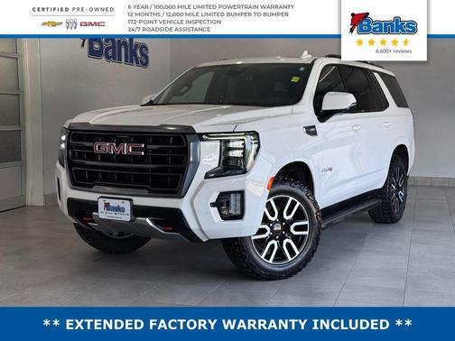 Summit White 2024 GMC Yukon 4WD AT4