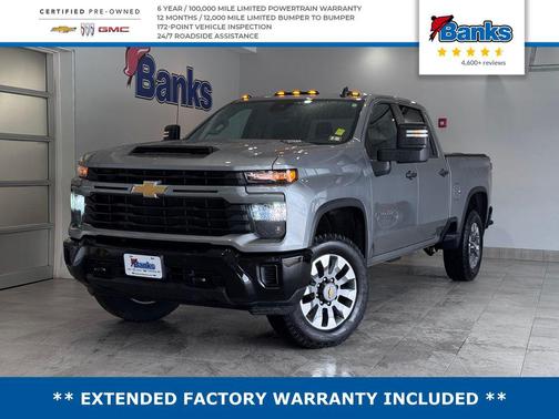 Sterling Gray Metallic 2025 Chevrolet Silverado 2500 Custom