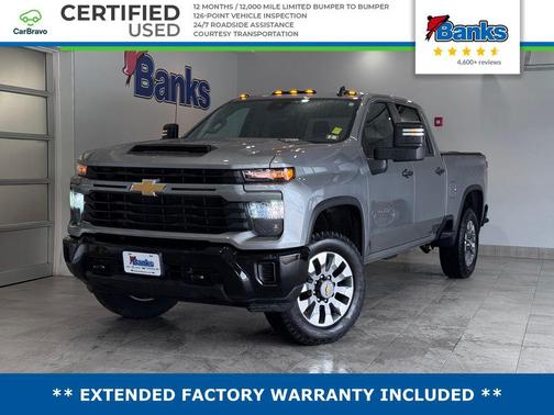 Sterling Gray Metallic 2025 Chevrolet Silverado 2500 Custom